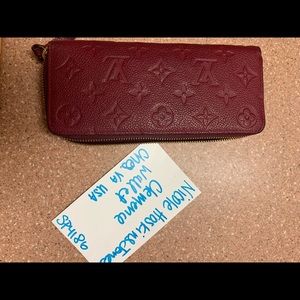 Louis Vuitton Clemence wallet used